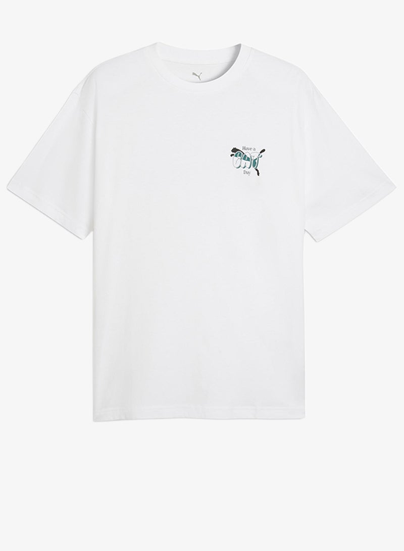 PUMA Bubble Font Graphic T-Shirt - Image 4